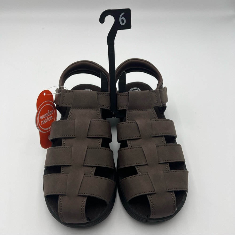 Wonder Nation Brown Sandals